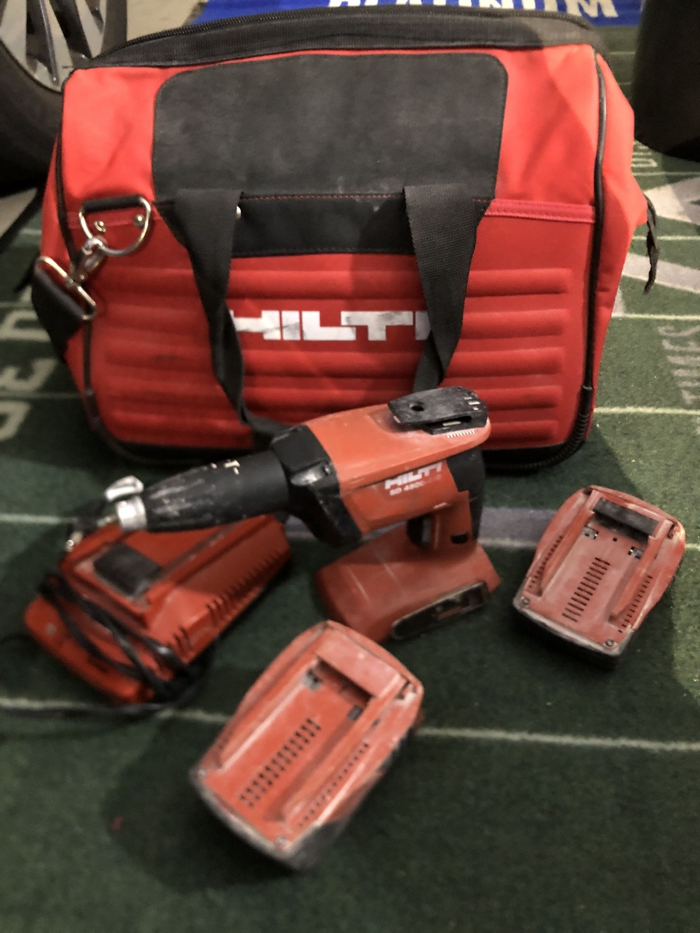 Hilti SD-4500 A18 CPC Cordless Drywall Screw gun KIT (Charger + 2 Batteries + Tool Bag) PLUS BONUS BATTERY