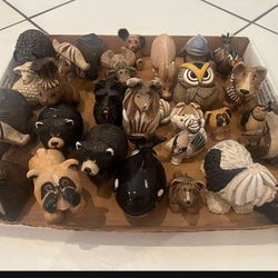 Artesania Rinconada Vintage Ceramic  Figurine lot