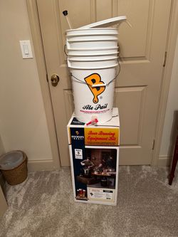 Beer brewing kit.