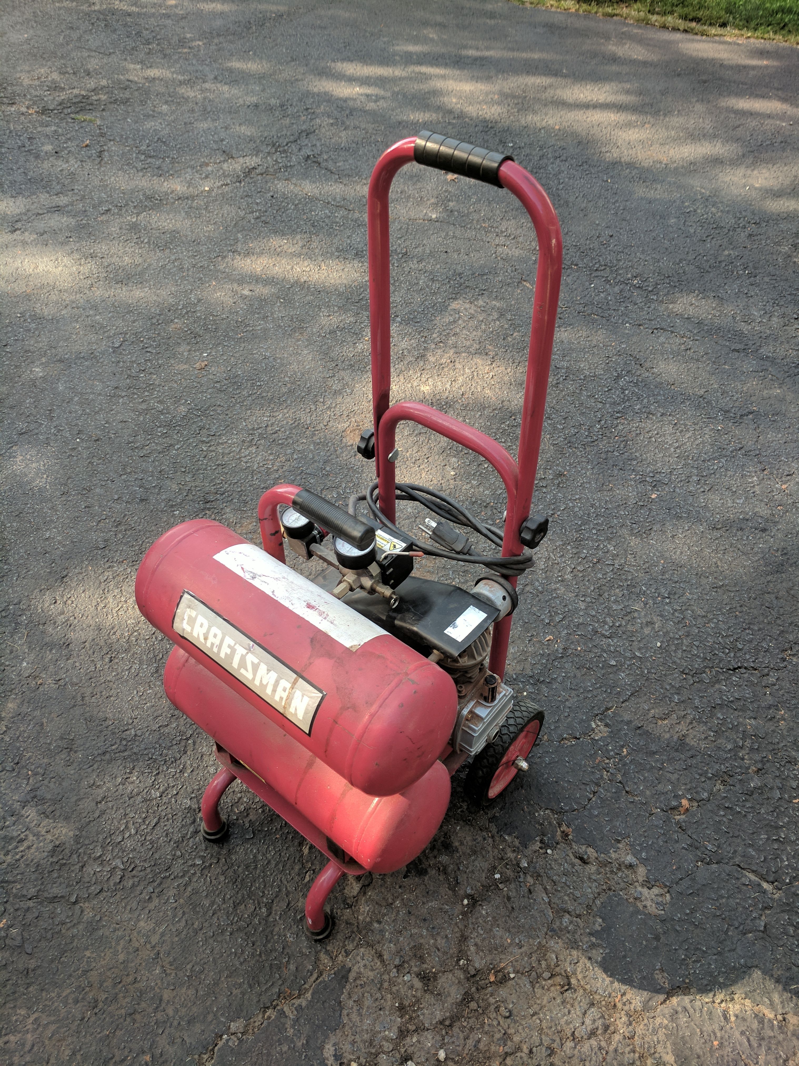 Craftsman 4 Gallon Twin Tank Air Compressor