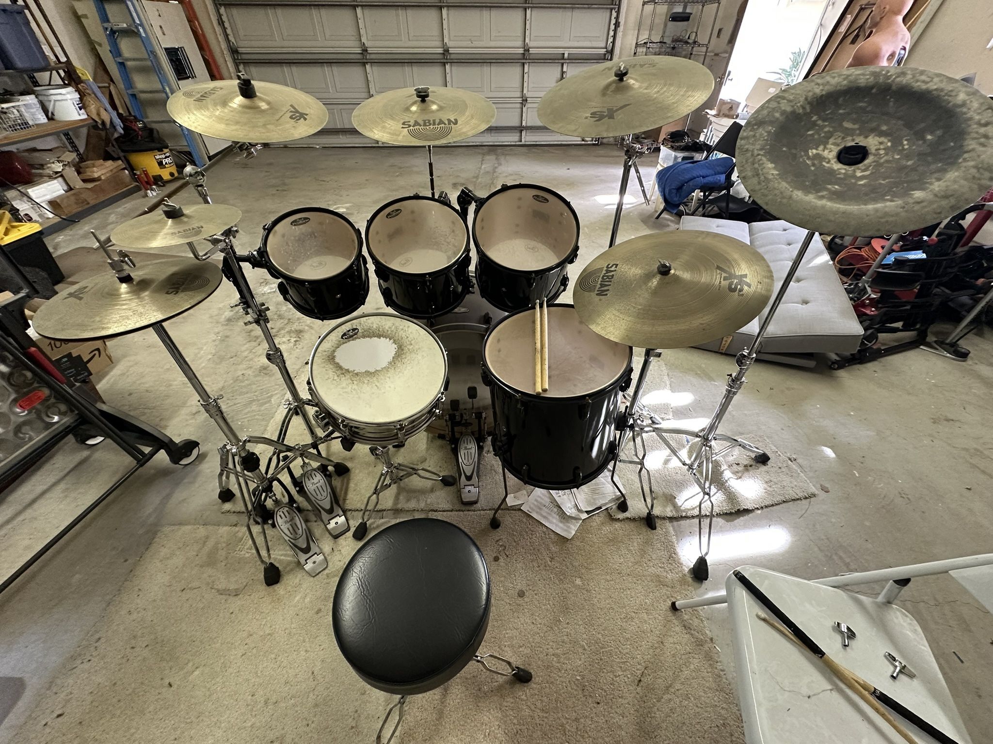 2012 Pearl Drum Set