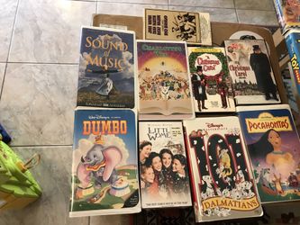 40+ Disney, Warner brothers, and other VHS