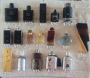 Original colognes prices attached