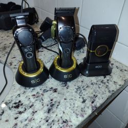 S/c Set Clippers Trimmers And Foil Shaver 