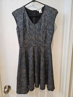 Bar III Sparkly Skater Dress