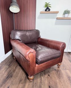 Old Hickory Tannery Top Grain Leather Chair - Free Delivery