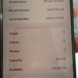 iPhone 16 Plus 128 Gb 