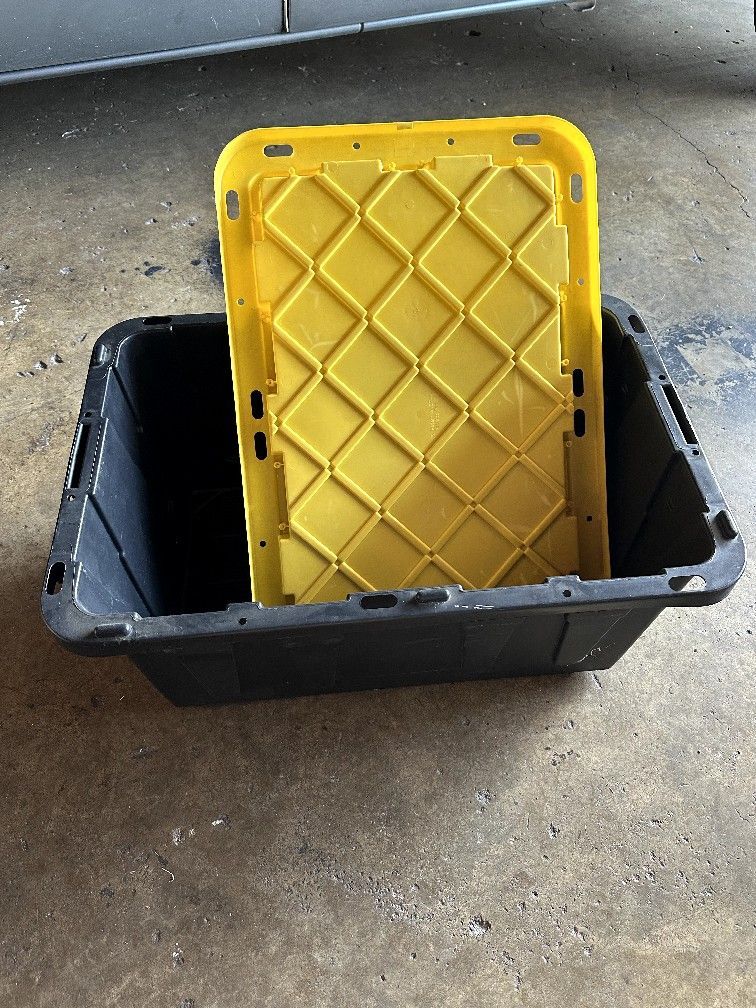 UTILITY TOTE w/ LID