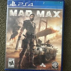 Mad Max (PS4, 2015) Complete w/ Case & Disc - Tested & Works Great!