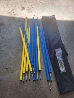 Dog or Soccer Agility Training Poles