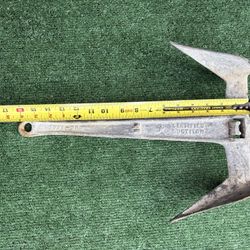 Vintage  Cast Iron Northill Seaplane Anchor