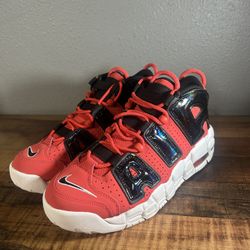 Nike Air More Uptempo Scottie Pippen “ Got Next” Red White Black New 7Y