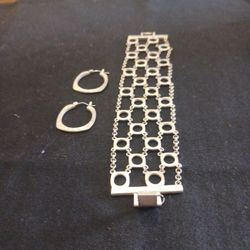 Cookie-Lee Bracelet And Earrings 