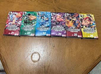 One Piece TCG Starter Decks- Lot of 6- ST-31, ST-36