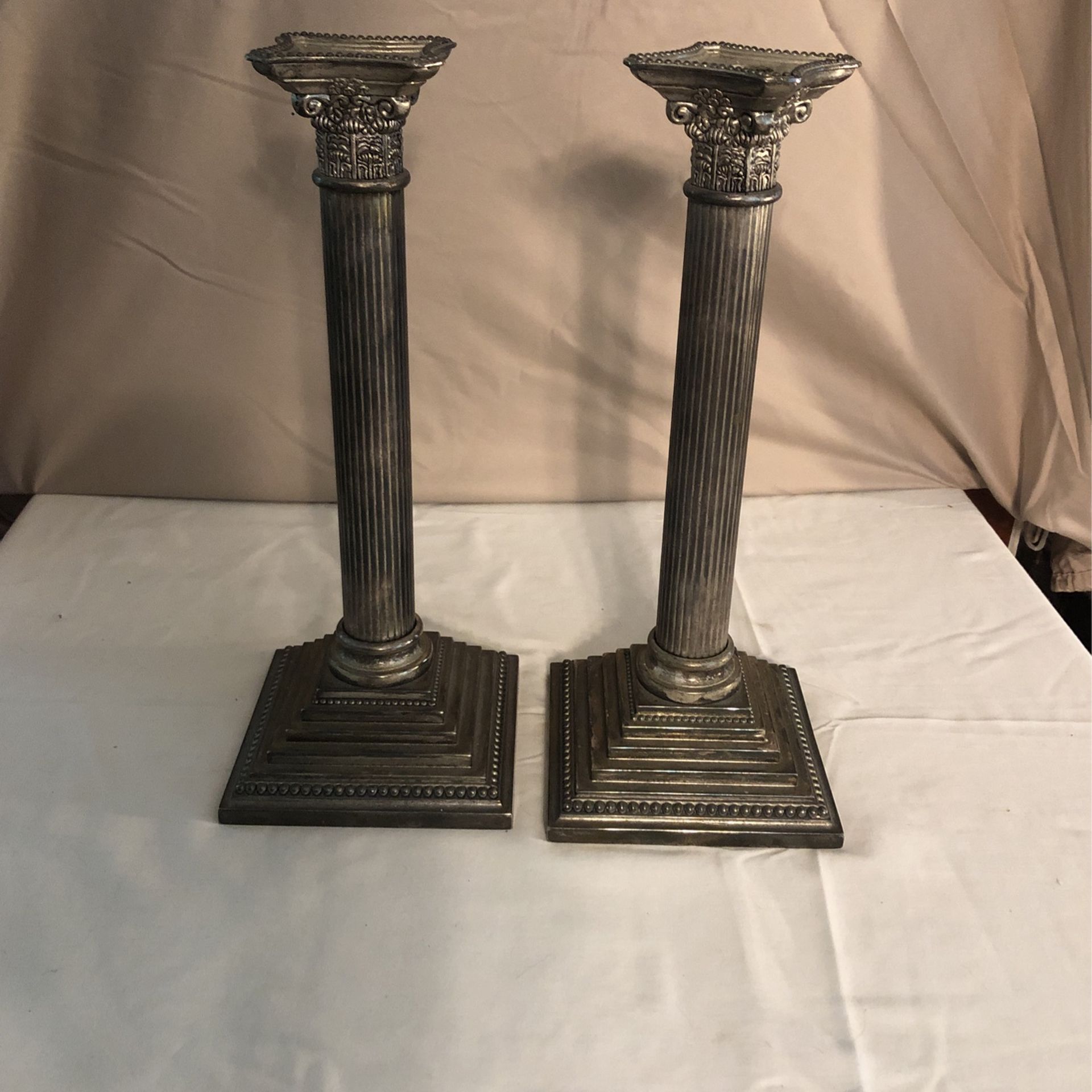 Silver Candle Holders