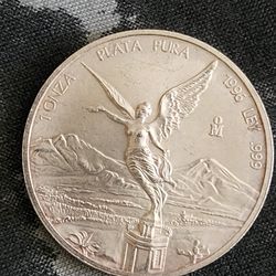 1oz Silver Libertad 1996