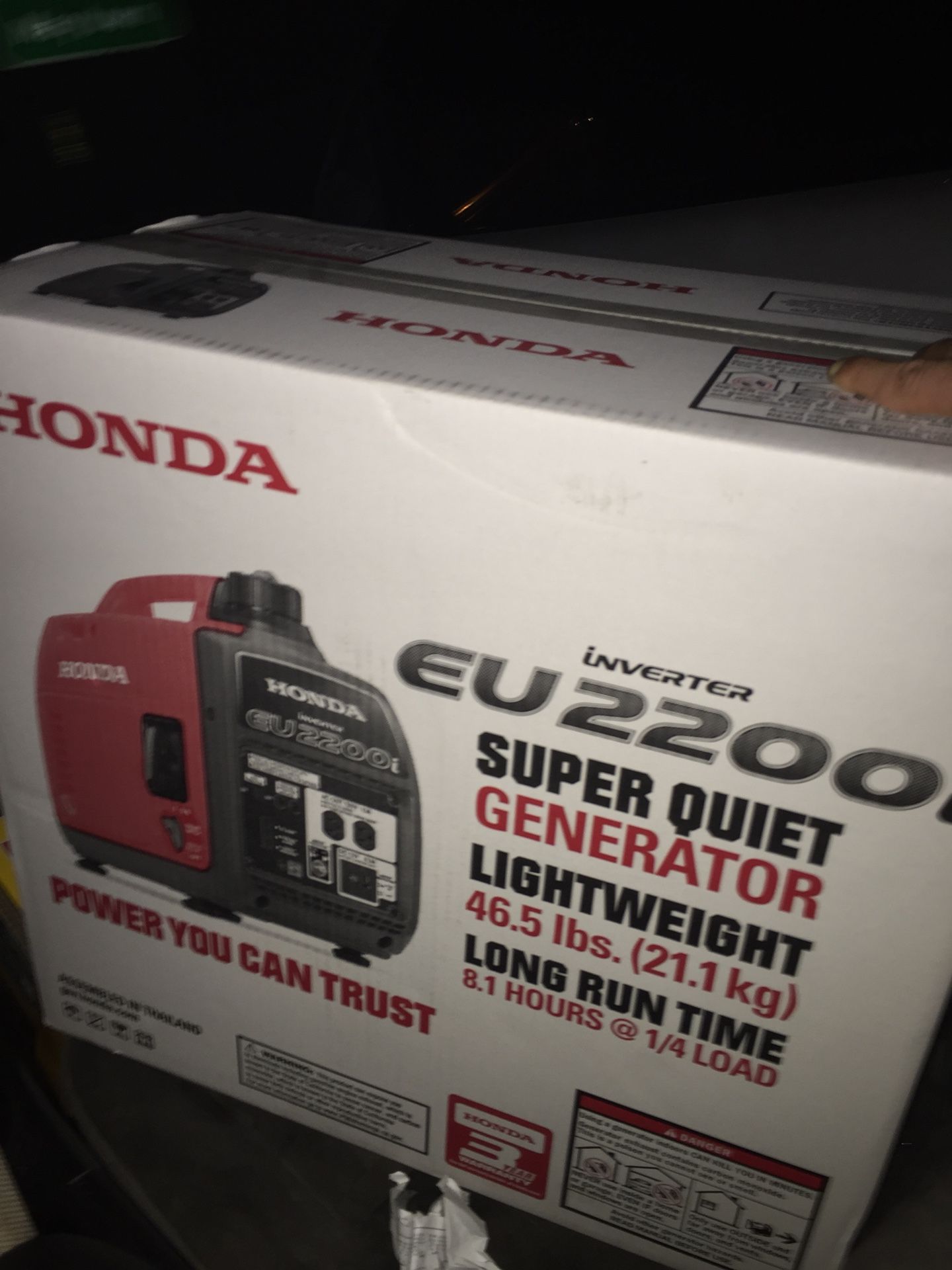 Honda EU2200 generator