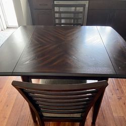 Solid Wood Table And Chair Set