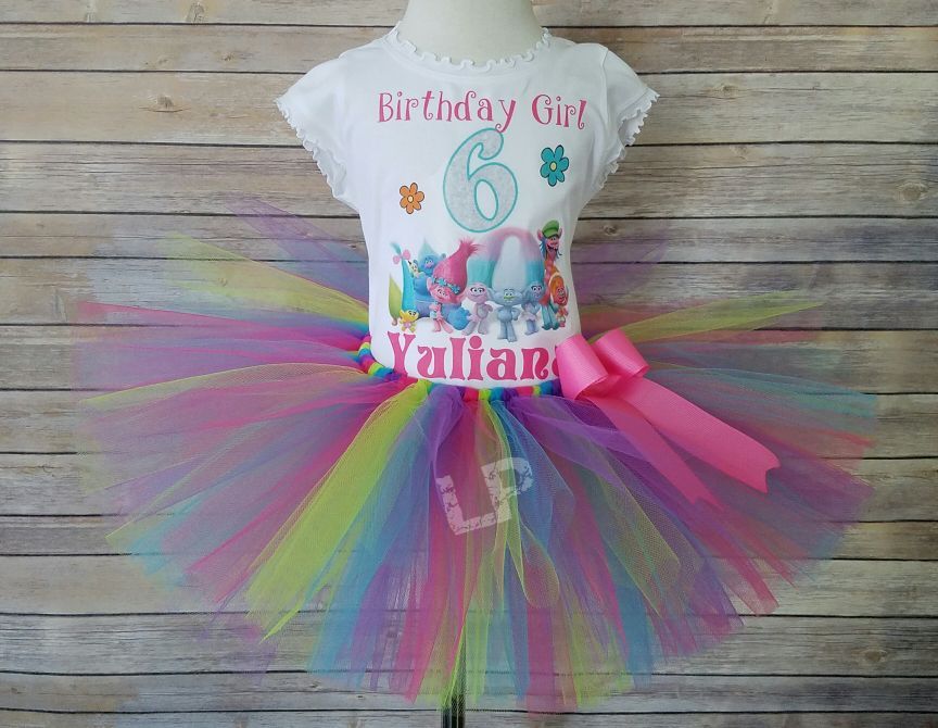 Trolls TUTU set - ANY THEME