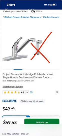 Sink faucet