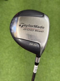 TaylorMade 200 Steel 9.5° Driver Lite S-90 Stiff Graphite RH