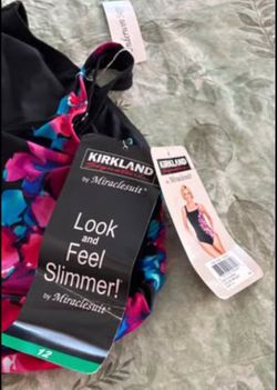 Woman’s brand new swimsuit