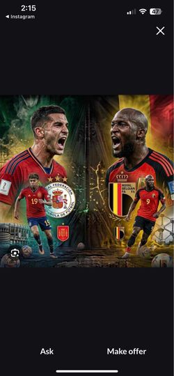 Spain vs Belgium World Cup parking