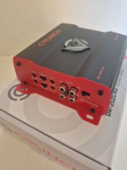 CRUNCH 2525 WATTS 4 CHANNEL BUILT IN CROSSOVER CAR AMPLIFIER