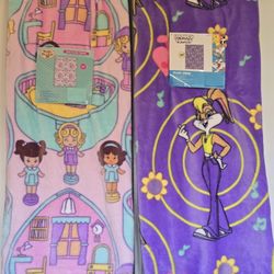 💜 Polly Pocket & Looney Tunes Blanket 💜