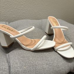 Lulus block Heels! Like New! Worn Once 