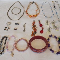 Necklaces, Earrings, Rings, Bracelets $1-$2 Ea.