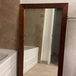 1960s 52" X 28" Virginia Mirror Company Electro Bonded Mirror