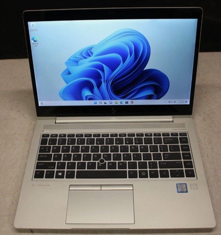 Slim/Metal HP EliteBook Laptop Intel Core i5-8350u 16 GB RAM 256 GB SSD 1080P LCD Webcam Wi-Fi & Bluetooth Wireless Windows 11 Professional 