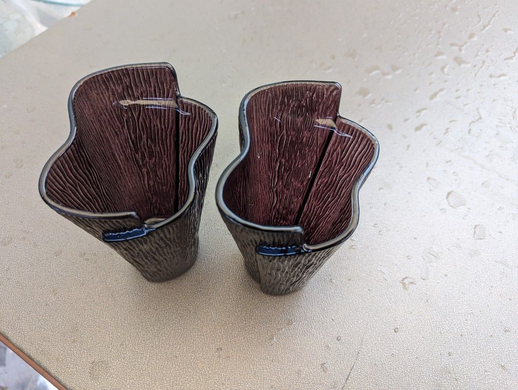 Dark Purple Candle Holder Set