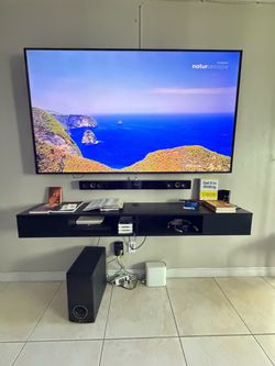 LG 75" 4K Smart TV + Soundbar w/ Sub + Stand