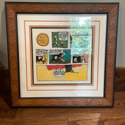 Calvin And Hobbes Handcrafted Framed Wall Art