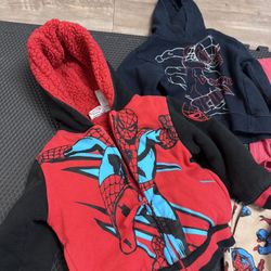 Spidey clothes and toys 2T