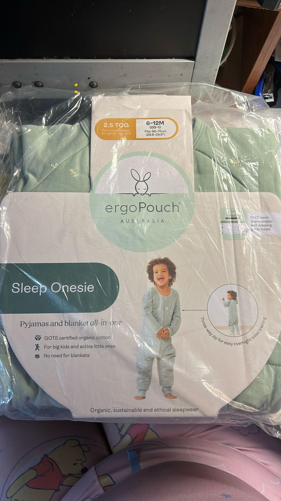 Baby Organic Ergo onesie organic