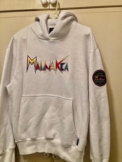 Mau kea white hoodie size L