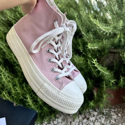 Static Pink Chuck Taylor All Star Lift Play On Utility Hi