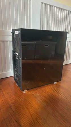 Gaming PC. graphics card, motherboard, power supply, 1tb ssd, and case.