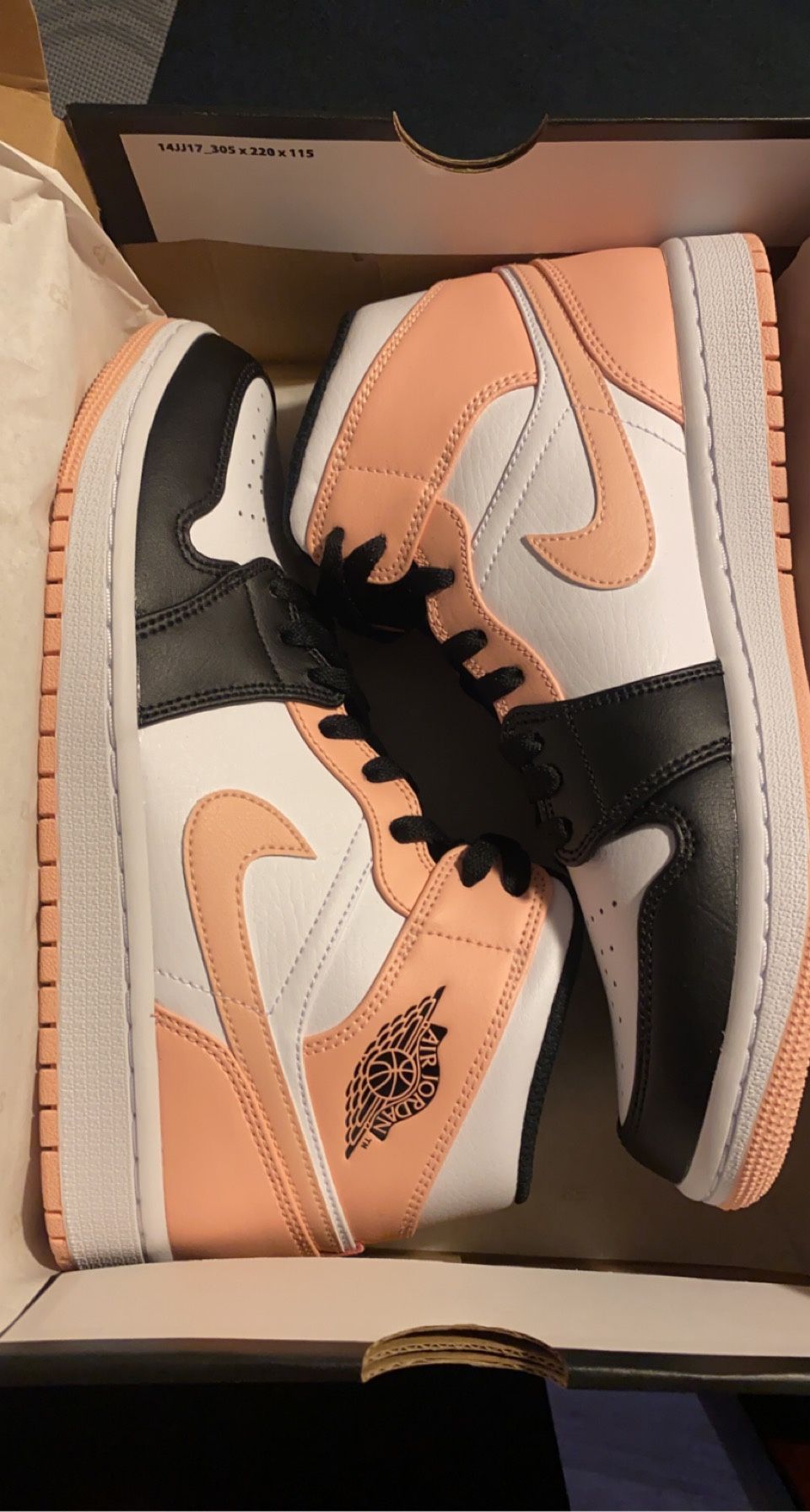 Jordan 1 Mid Crimson Tint