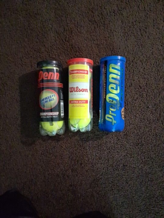 Tennis Rackets And New Balls