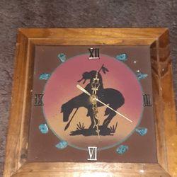 Sand Painting Wall Clock 