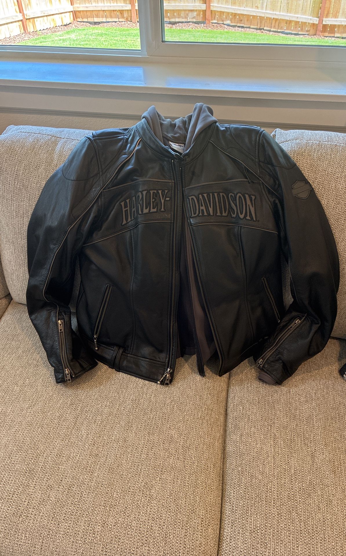 Ladies Leather Harley Riding Jacket