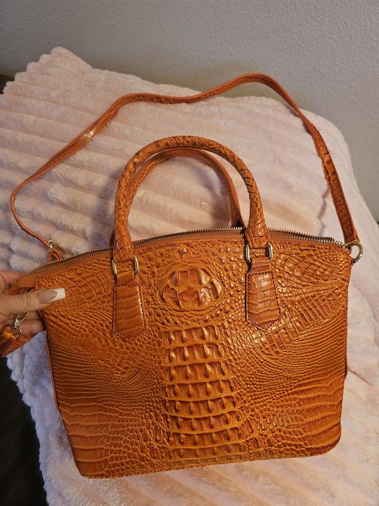 orange purse