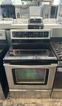 Electric Stove Stainless Steel, Self Clean