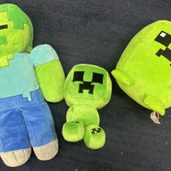 Minecraft Plushies 