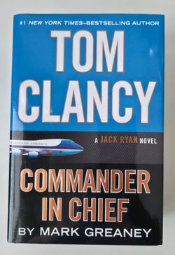 Tom Clancy Commander in Chief Hardcover Book