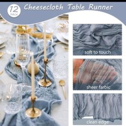 12ct Cheesecloth Table Runner